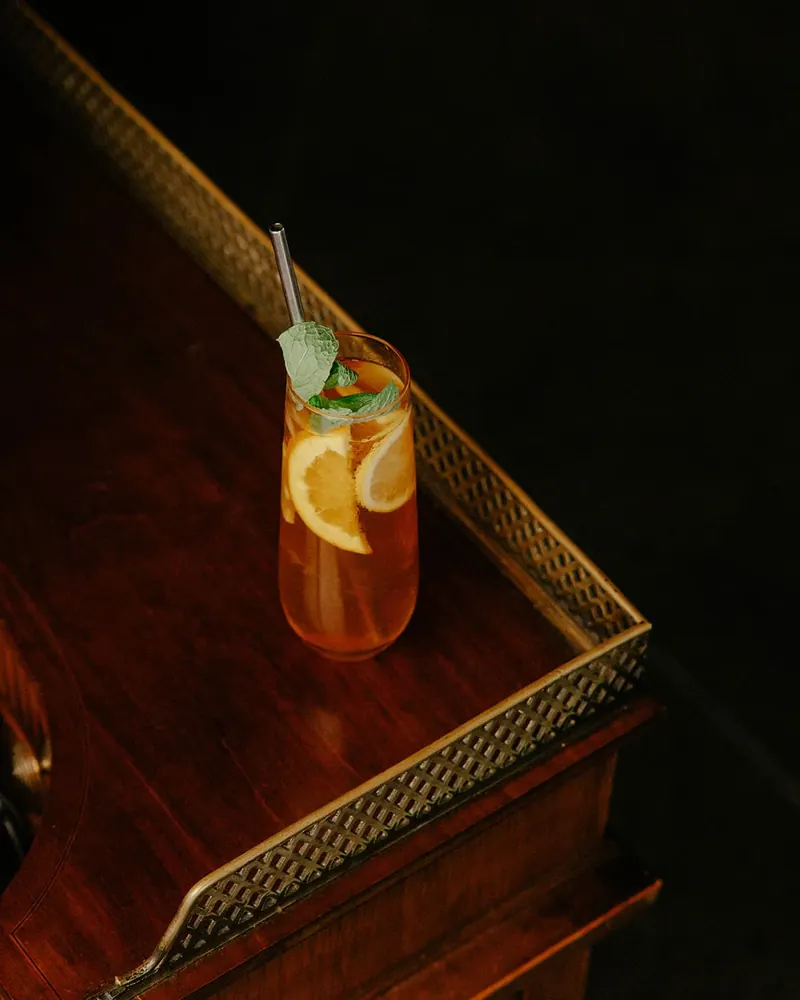 Citrus Sunset highball cocktail at Times of India Auckland CBD