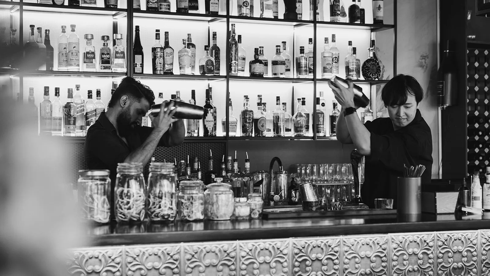 Contemporary cocktail bar at Times of India Auckland CBD