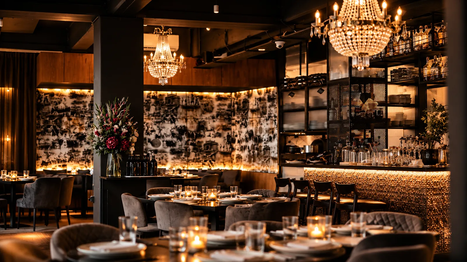 Times of India restaurant dining room in Auckland CBD