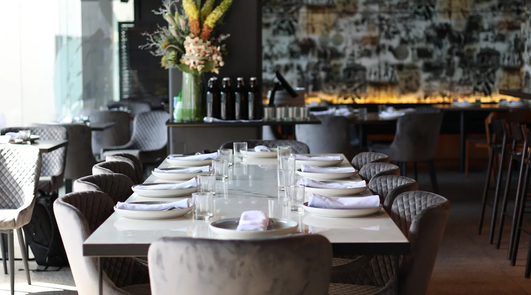 Times of India restaurant interior on Graham Street, Auckland CBD