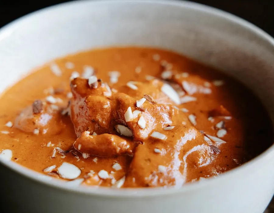 Butter chicken at Times of India Auckland
