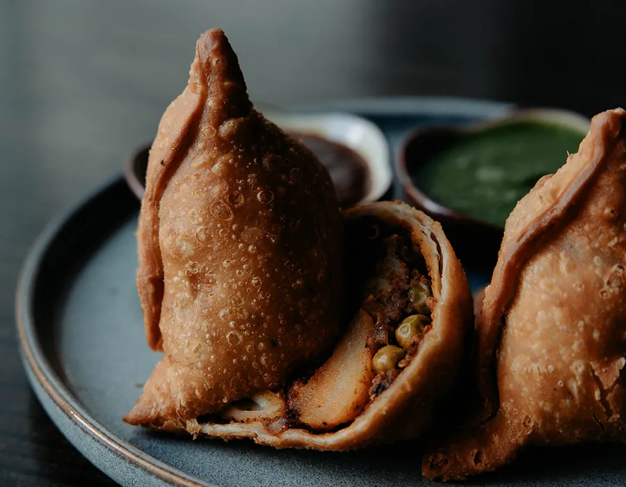 Samosas served at Times of India