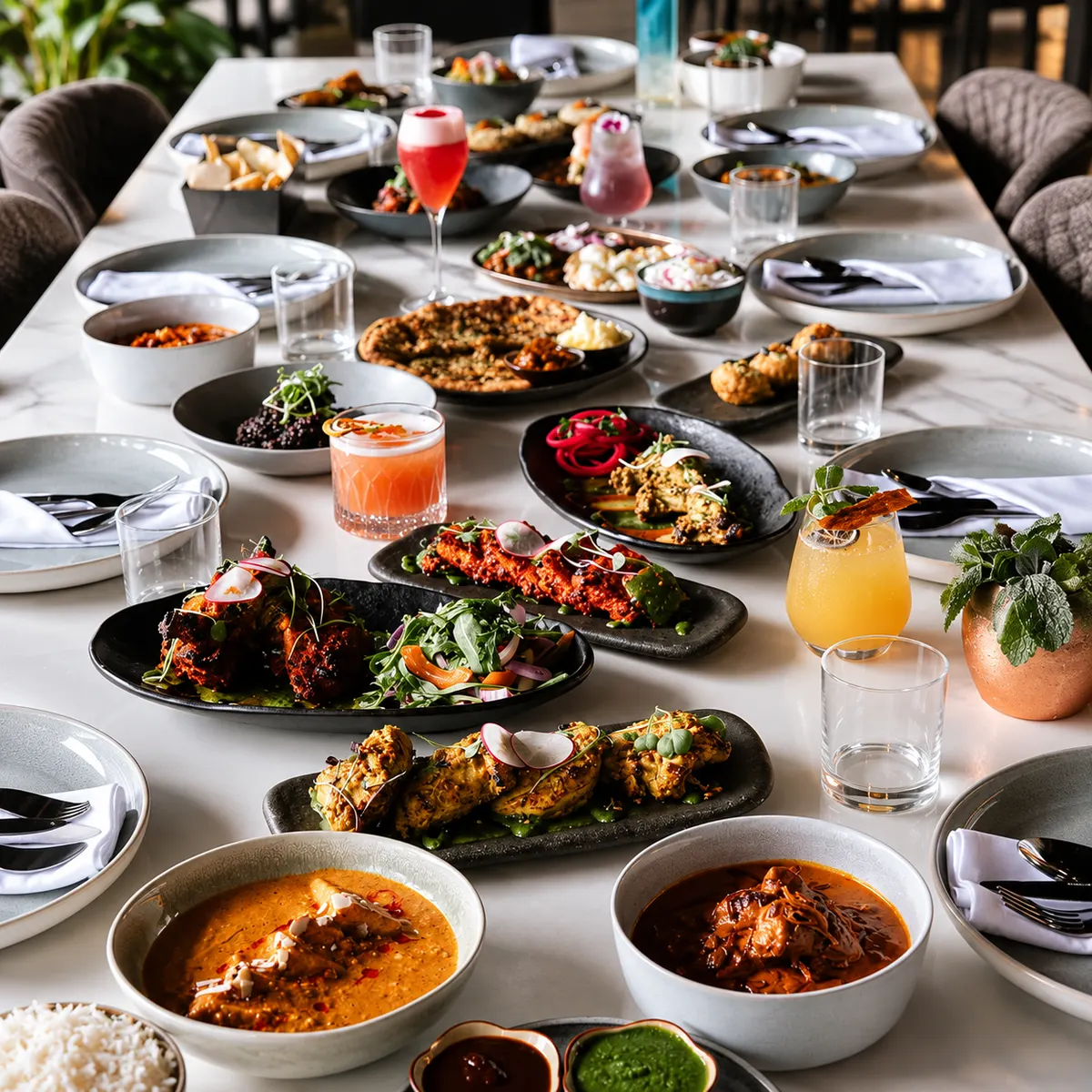 Group dining at Times of India Auckland CBD